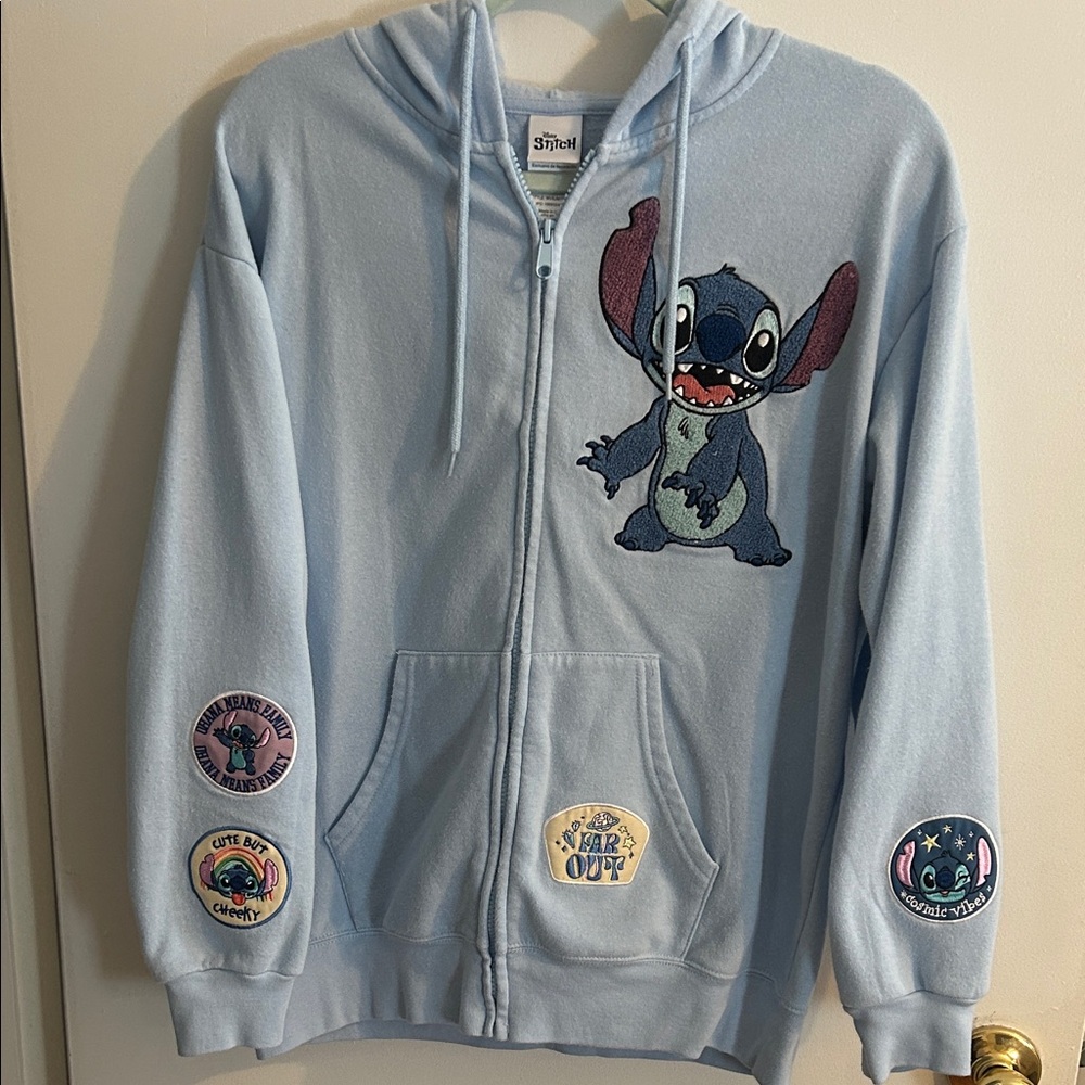Disney Blue Stitch Hoodie